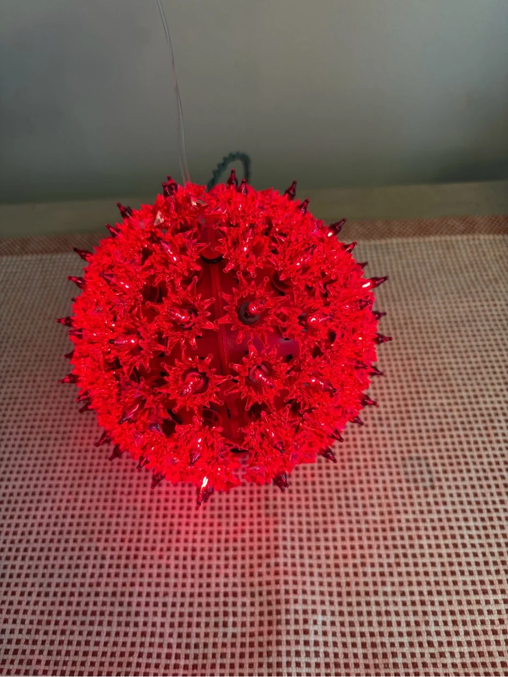 VTG GE Holiday Classics 100 Red Light‎ Super Sphere 6